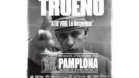 Presentación del concierto de Trueno en Pamplona