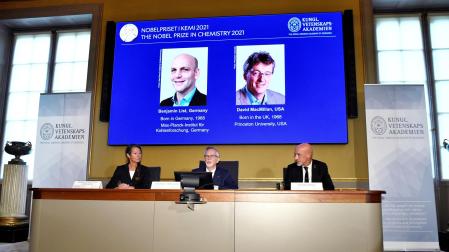 La Academia Sueca de Ciencias en Estocolmo ha anunciado este miércoles el Nobel de Química