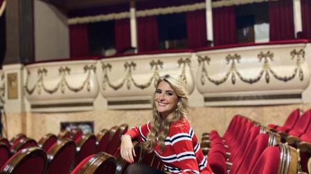 Foto Sofía Esparza en el Teatro Campoamor de Oviedo