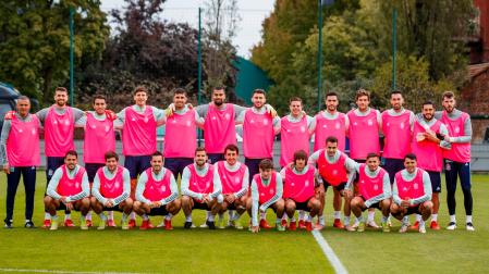 Imagen de equipo de la selección española previo al duelo frente a Francia