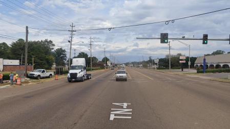 Avenida East Lamar de Memphis, donde se produjo el tiroteo