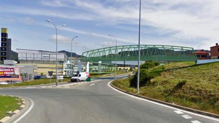 Recreación del proyecto de pasarela en Itaroa