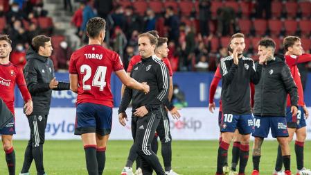 Fotos del partido Osasuna - Granada en El Sadar.