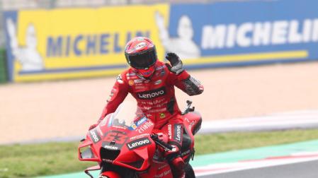 Francesco Bagnaia, en el circuito 'Marco Simoncelli' de Misano Adriático