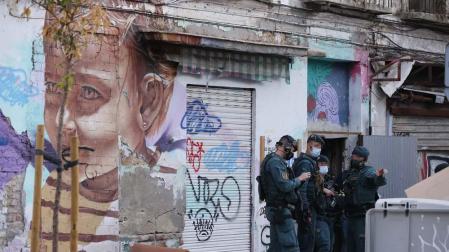 Agentes de la Guardia Civil, en el lugar de los hechos