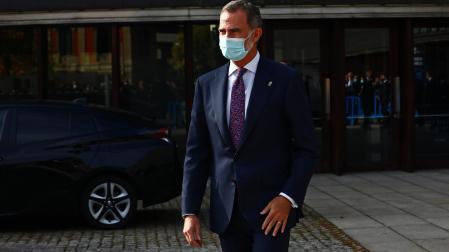 El Rey preside en Pamplona el Congreso Nacional de Empresas Familiares.