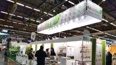 Stand de Navarra en la feria Natexpo de París