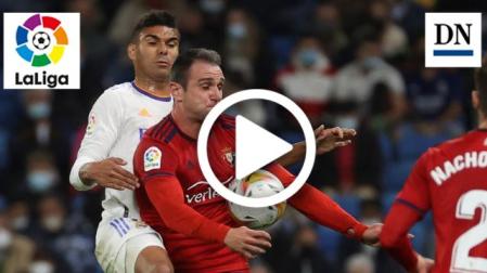 Kike García y Casemiro, en el Santiago Bernabéu