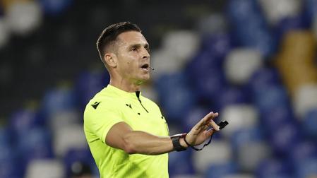 Carlos del Cerro Grande, en un partido de la Europa League