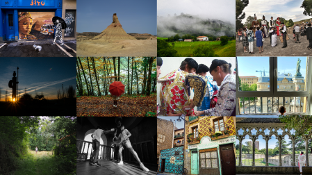 Algunas de las fotografías de la exposición