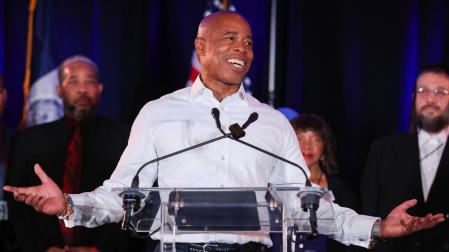 Eric Adams, tras su victoria en las municipales