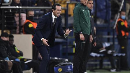 Unai Emery dirige al Villarreal durante el choque de Champions contra el Young Boys en el estadio de La Cerámica