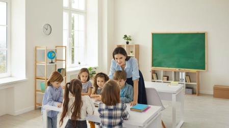 Niños en clase