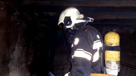 Incendio en vivienda en Carcar