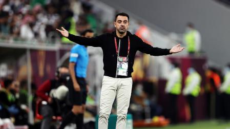 Imagen de Xavi Hernández en un encuentro con el Al Sadd contra el Al Rayyan