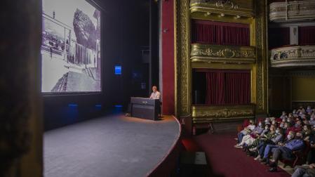Primera sesión conmemorativa de los 125 años de cine en Navarra en el Gayarre