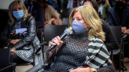 Consuelo Ordóñez, en la XIX jornada anual de COVITE, en Pamplona