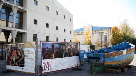 Exposición 'Personas refugiadas: huir para vivir', en la UPNA