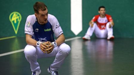 Unai Laso y Jokin Altuna, en el duelo del Cuatro y Medio de San Fermín