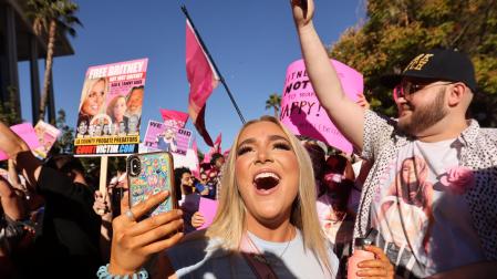 Alegría entre los seguidores de Britney Spears tras conocerse la decisión de la jueza