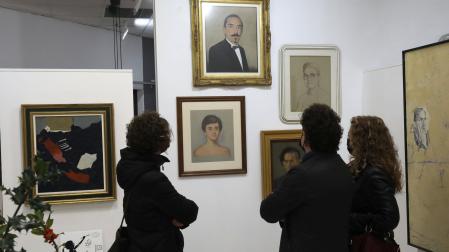 Los retratos realistas, como en la imagen, fueron el punto de partida de la obra artística de Ullate