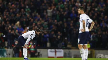 Desolación en los jugadores italianos tras no superar a Irlanda y saber que jugarán la repesca