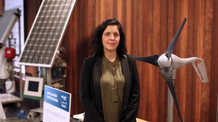 Itoiz en la exposición que ha acogido Baluarte con motivo del Congreso de Comunidades Energéticas.
