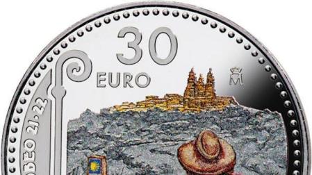 Imagen de la nueva moneda de 30 euros.