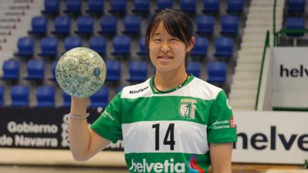 Risa Takigawa, en su presentación