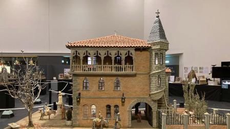 Galería de exposición de belenes en Baluarte.