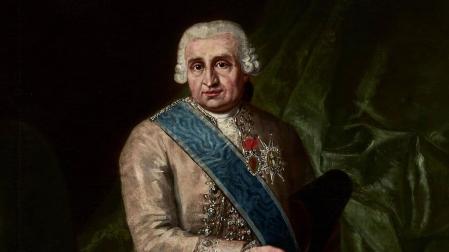 Imagen de una parte del retrato de Goya