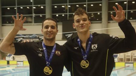 Juan Segura y Óscar Pascual, en el Campeonato de España