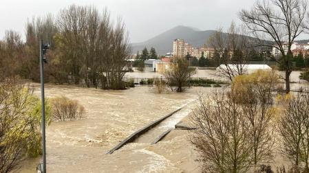 Inundaciones en Burlada