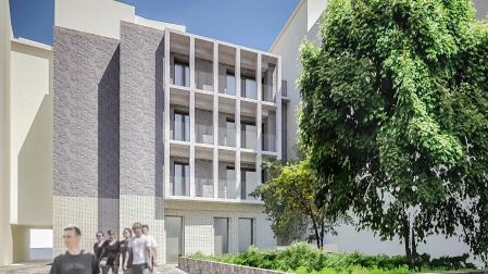 Recreación de los nuevos edificios del Horno de Coscolín