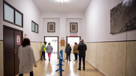 Apertura del nuevo vacunódromo en el Seminario de Pamplona