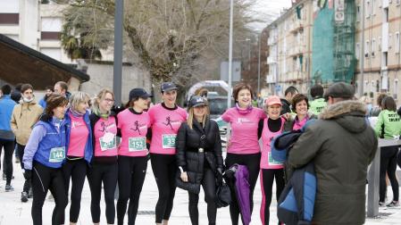 Participantes en el XXIX Cross Popular de la Txantrea