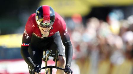 Geraint Thomas, en una imagen del Tour 2019