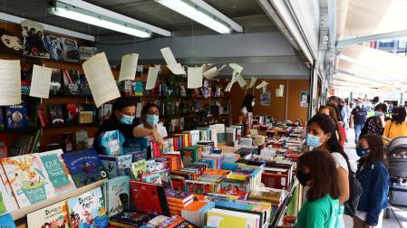 Feria del Libro en Pamplona el pasado mes de junio