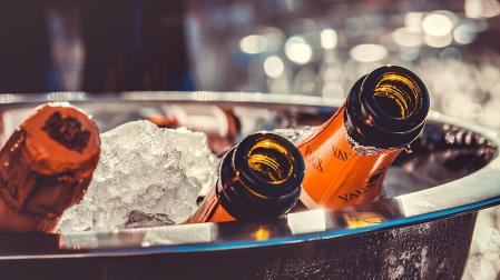 Botellas de champán