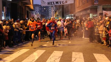 Salida de la San Silvestre organizada en Burlada en 2019