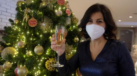 Sara Martínez, presidenta de la Asociación de Hoteles de Pamplona y directora de El Toro