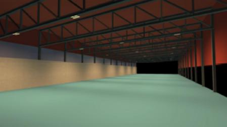 La pista deportiva cubierta de atletismo de casi 1.700 m2 en la Sociedad Deportiva recreativa Etxabakoitz