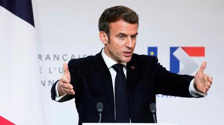Emmanuel Macron, este viernes