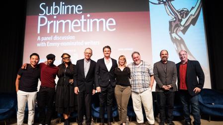Evento organizado por el Sindicato de Guionistas de Estados Unidos con los ‘showrunners’ nominados a los Premios Emmy de 2019: Kelvin Yu, Michael Starrbury, Ava DuVernay, Michael Tolkin, Brett Johnson, Kira Snyder, Bruce Miller, Craig Mazin y Tom Schnauz