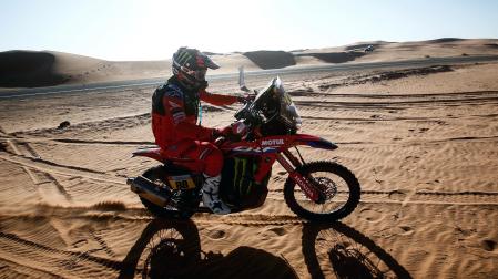 Joan Barreda, en la octava etapa del Rally Dakar