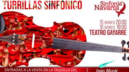 Cartel de la propuesta 'Turrillas Sinfónico' en el Teatro Gayarre