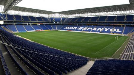Vista general del estadio de Cornellá El Prat
