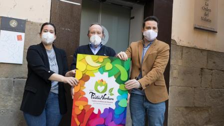 De izquierda a derecha: Irune García, Rafael Remírez de Ganuza y Alejandro Toquero