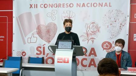 María Chivite interviene en la apertura del XII Congreso de Juventudes Socialistas de Navarra