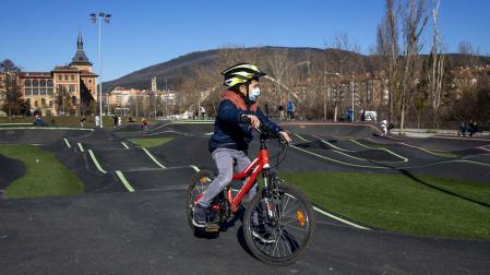 La pista de Pumptrack de la Rochapea